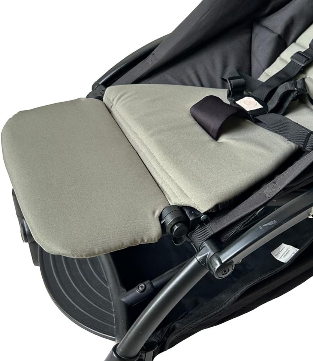 accessoires - Beensteuning - Uitbreidingsplank Compatibel met Babyzen YOYO - zonder demontage - verlenging van 6,2 inch, eenvoudig te bevestigen en schoon te maken (Olijf)
