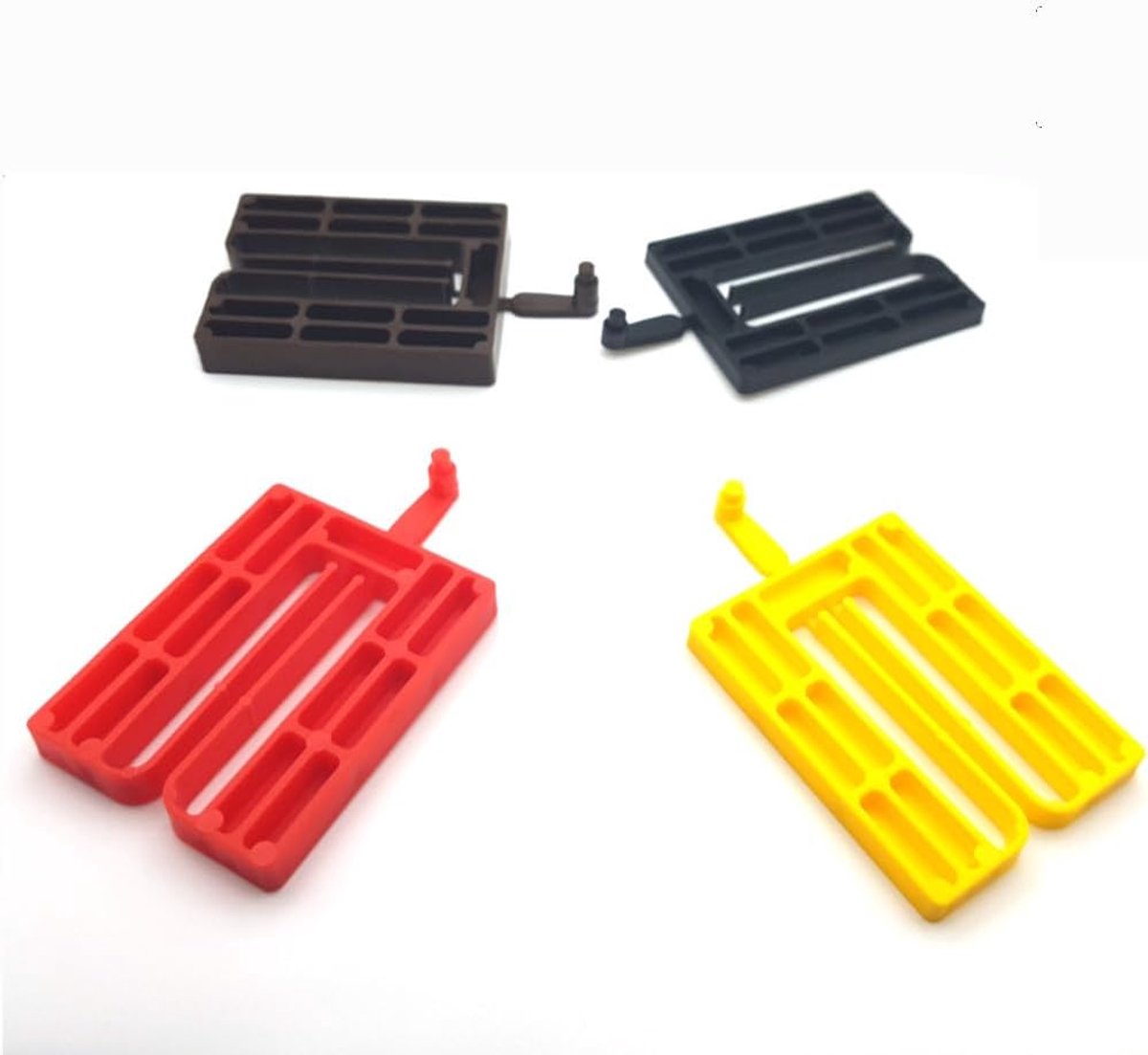 100 stuks assortiment vorkwiggen 5, 6, 8, 10 mm diktes afstandhouders, beglazing, inzetstuk