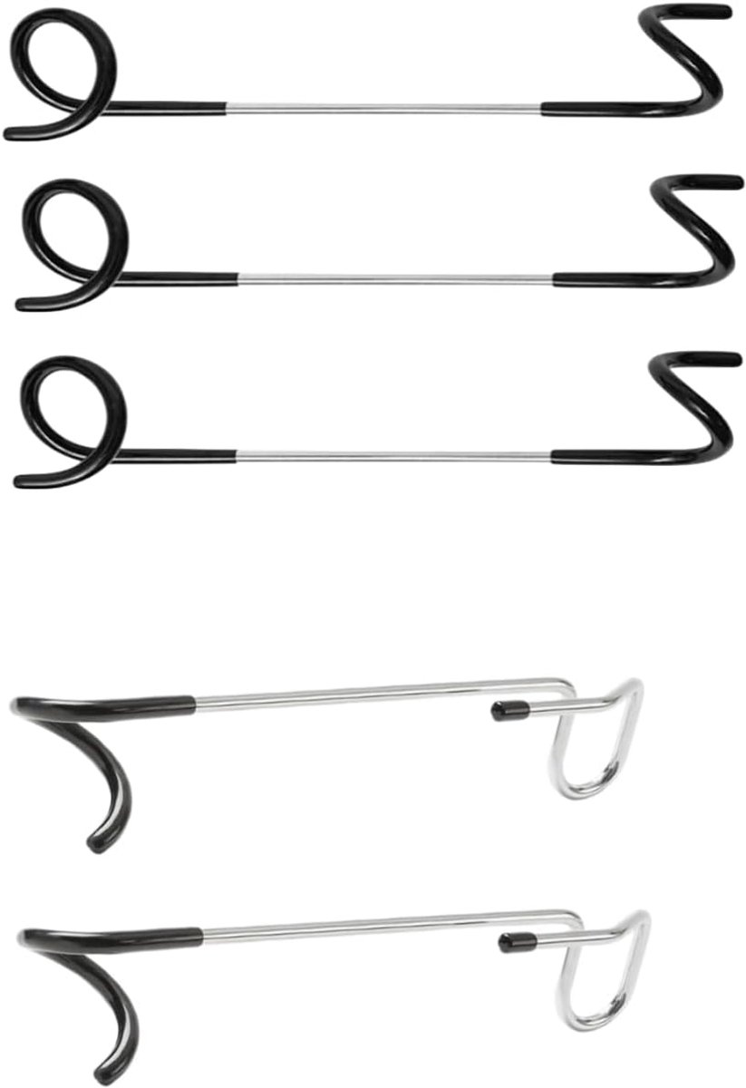 5 stuks campinghaken, lantaarnhouder, campinglantaarnhouder, tentstokken, dubbele koppige lantaarnhaak, haakhanger, paalhaak om op te hangen, campinghanger, lantaarnlicht