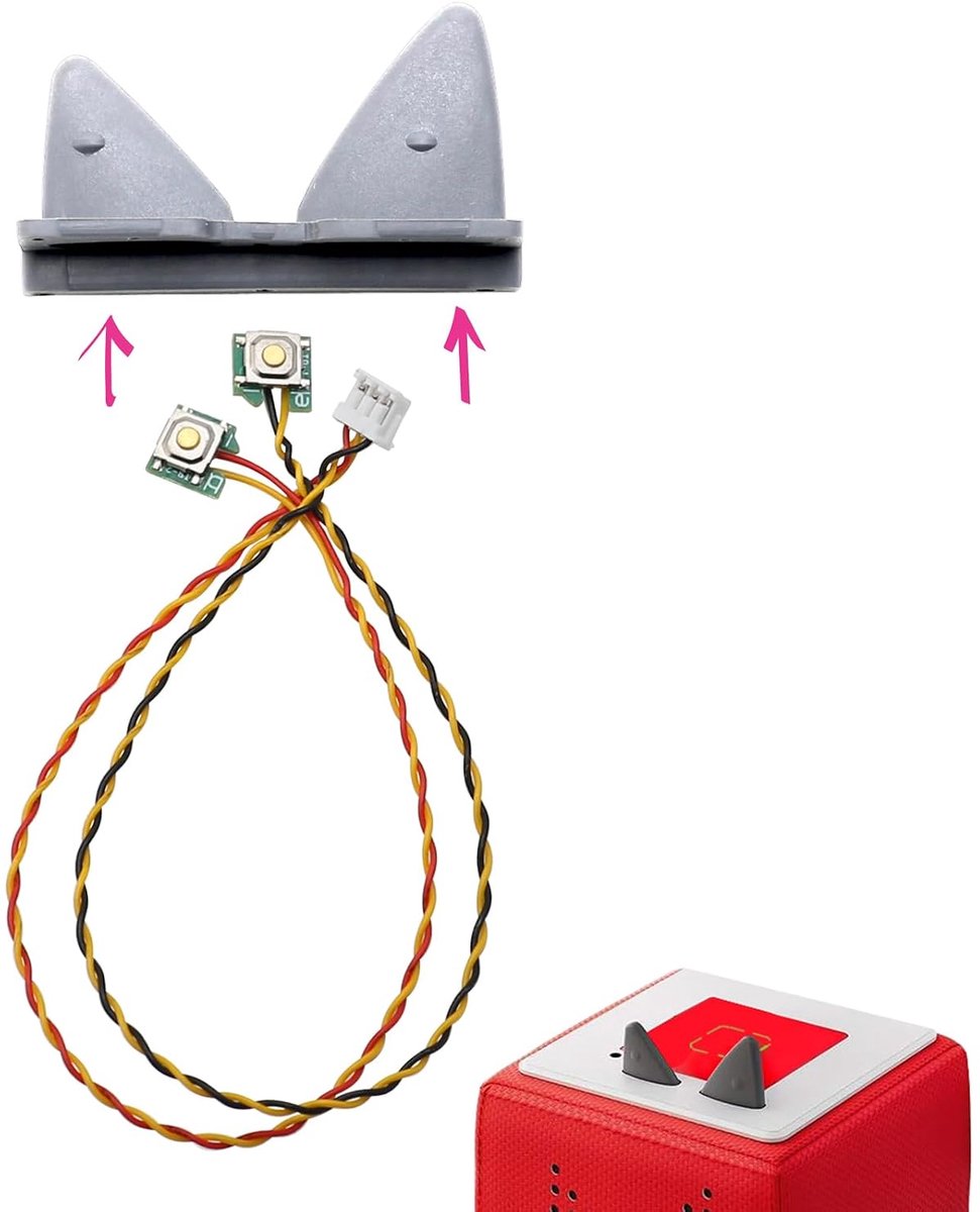 NUOGELIYA Voor Toniebox alternatieve kabelvervanging bevat elektronische toetsen (zonder oren)