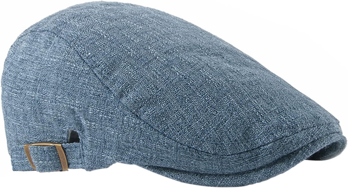Platte Pet Baret Rijden Hoed - Mode Newsboy Flat Cap Ierse Gatsby Hoed Platte Petten Verstelbare Duckbill Hat voor Baseball Golf Driving Hunting, 55-60 CM