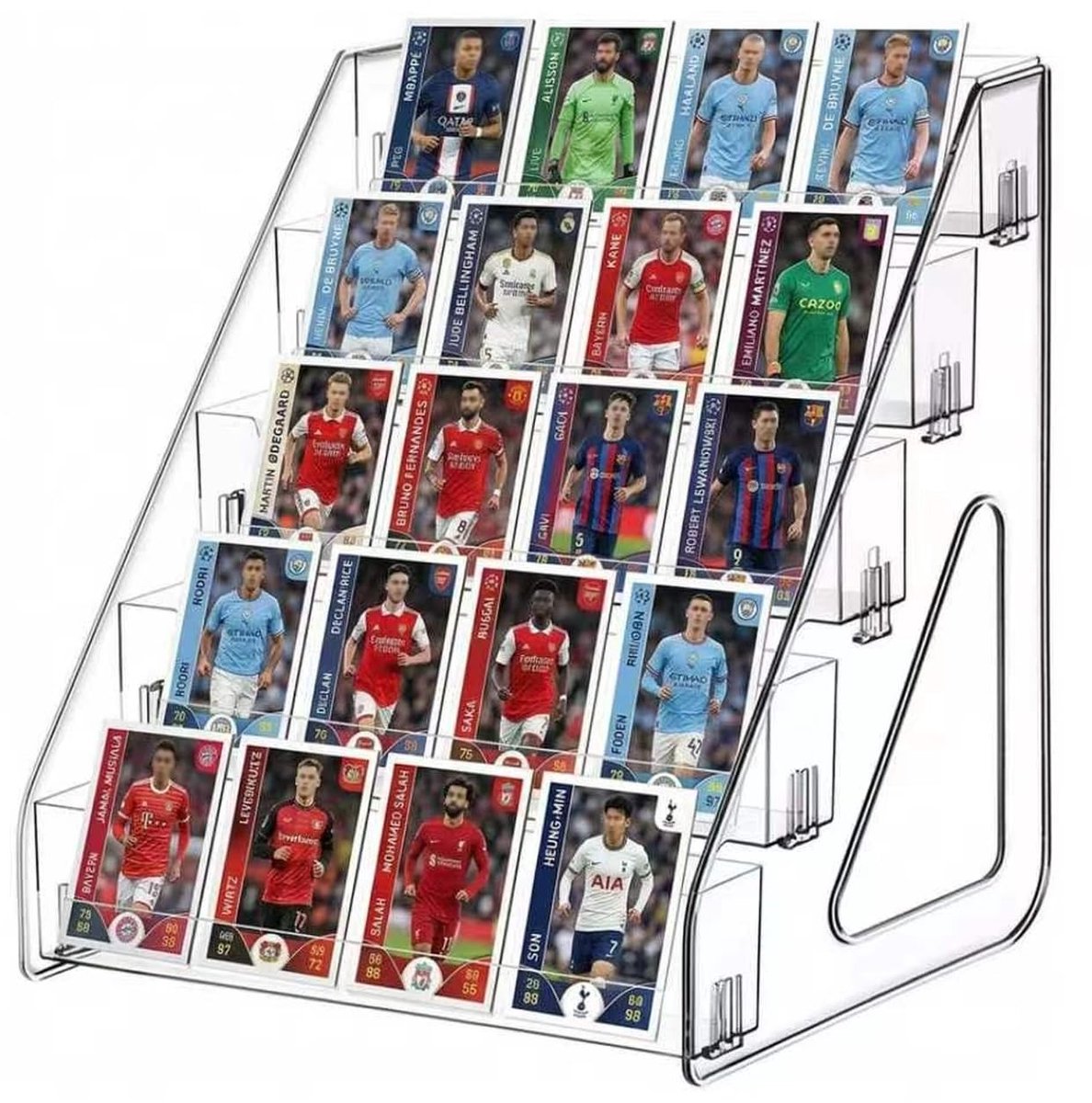 Omgoods - 5-Lagen Transparante Acrylaat Display Stand voor Trading Cards