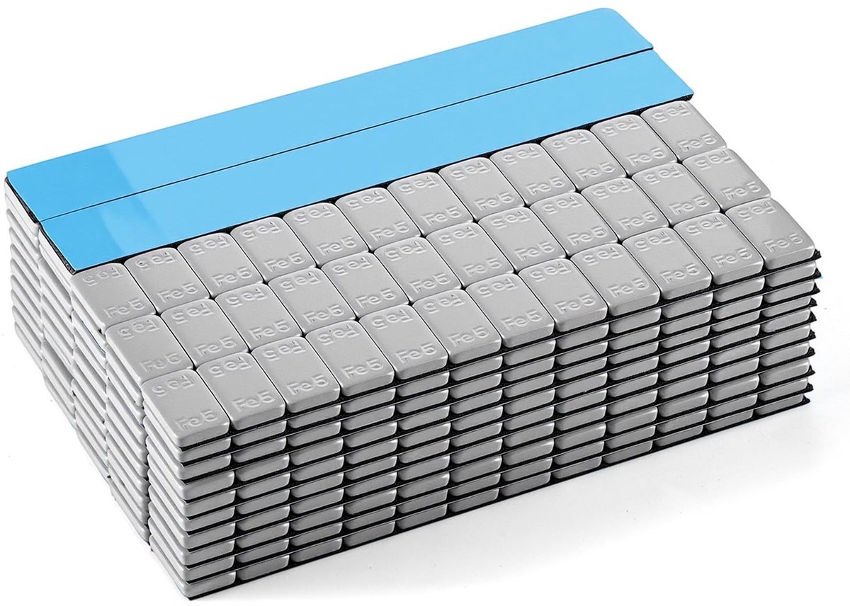 Omgoods - Stalen Balansgewichten - 50 Stuks van 5g voor Aluminium Velgen