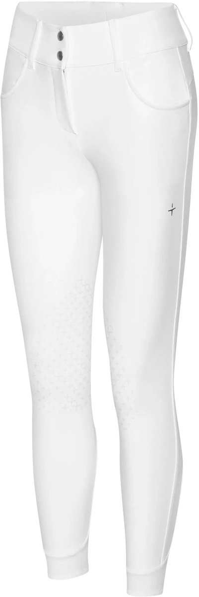 Trolle Athletic High Waist Rijbroek Knie Grip Dames S Wit