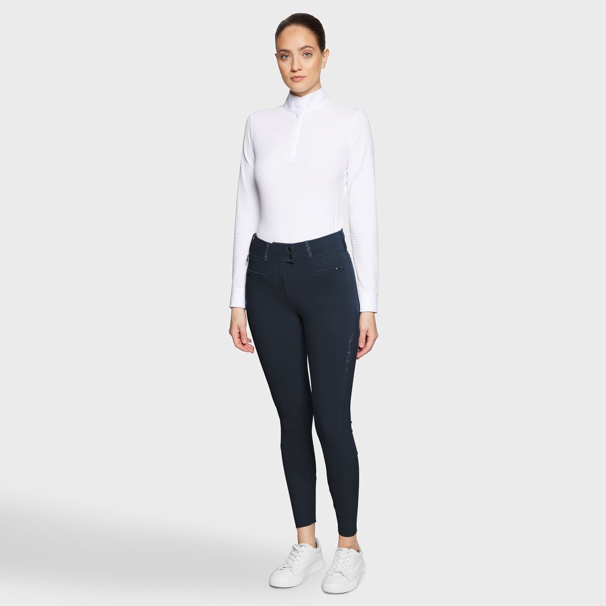 Samshield Claranova Full Grip Hoge Taille Dames XS Navy