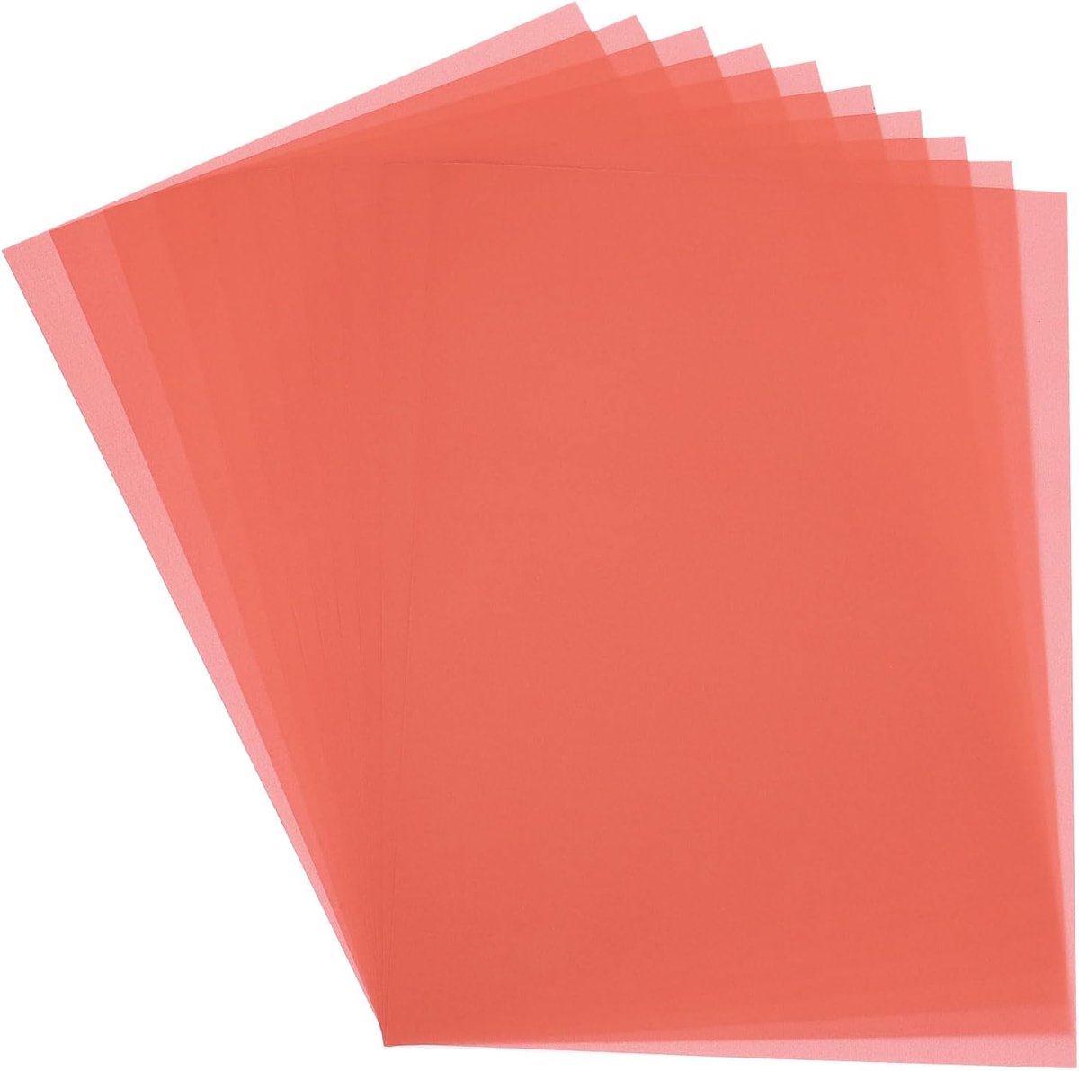 Trace Paper, 30 vellen A4 doorschijnend calqueerpapier 20,3 cm x 30,5 cm 100 GSM voor het traceren van afbeeldingen, schetsen, tekenen, schilderen, inkt, potlood, marker, rood