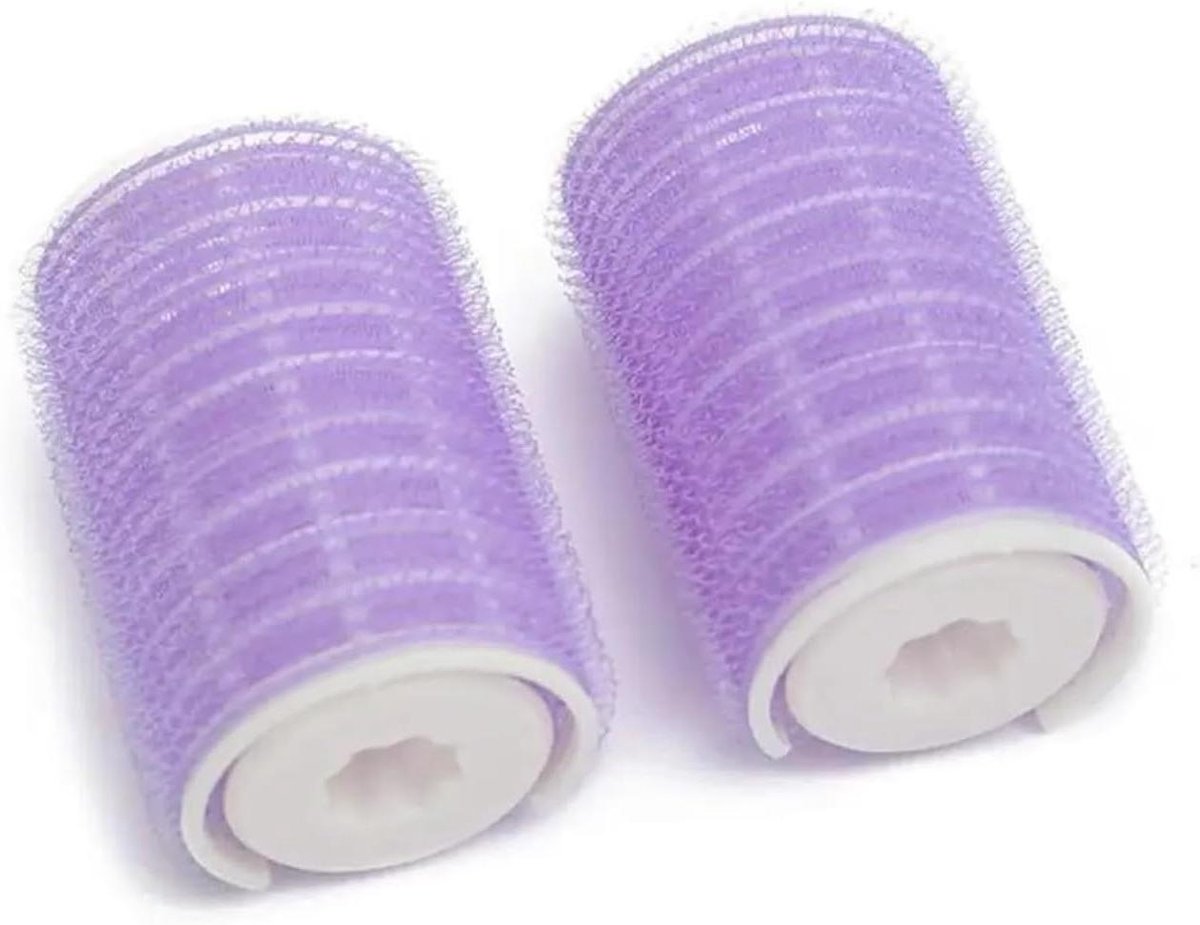 Haar Rollers - Krulspelden Pony Clips - Haar Stijlen - Zelf Grip Ontwerp - 2 stuks - Paars