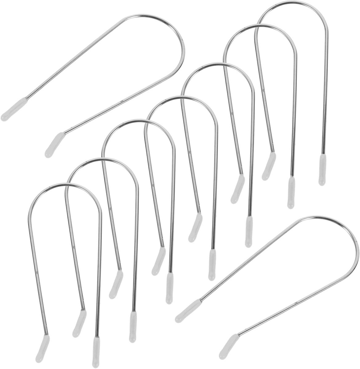 Krulspeld Clips - Vervangingsclips Krullers - Haarstyling - Roestvrijstaal - 16 stuks - Zoals getoond