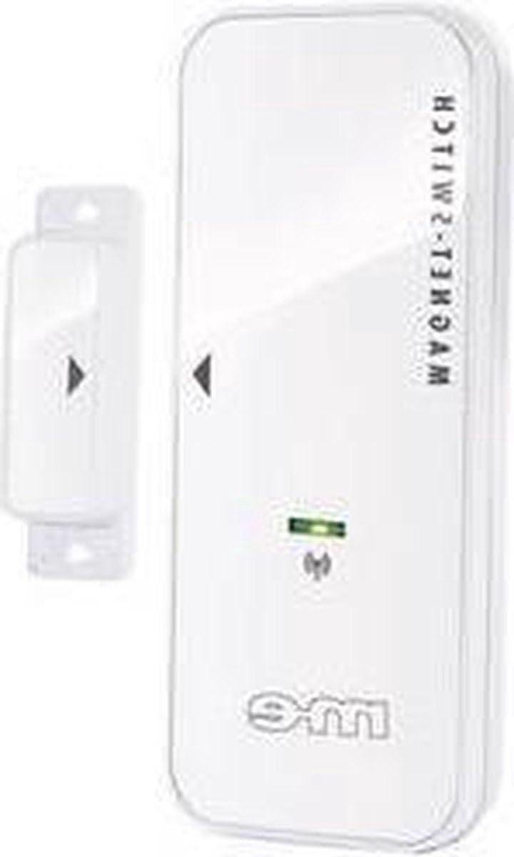 Deur Raam Sensor - Detector Zender - Huis Beveiliging - Draadloze Melding - 100 Meter Bereik - Wit