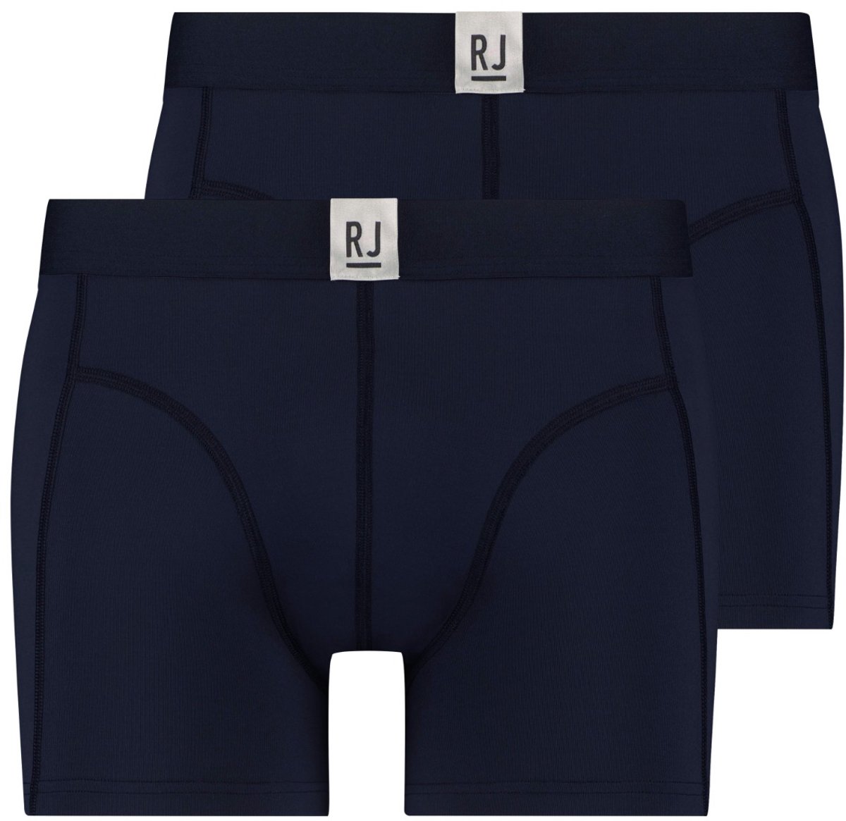 RJ Pure Color 2-Pck Heren Boxer Jort Navy S