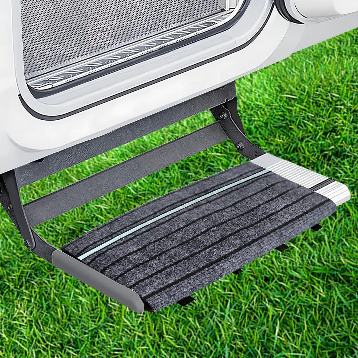 Antislip Trapmat met Reflecterende Strepen voor Veiligheid en Comfort - 27 x 19 cm