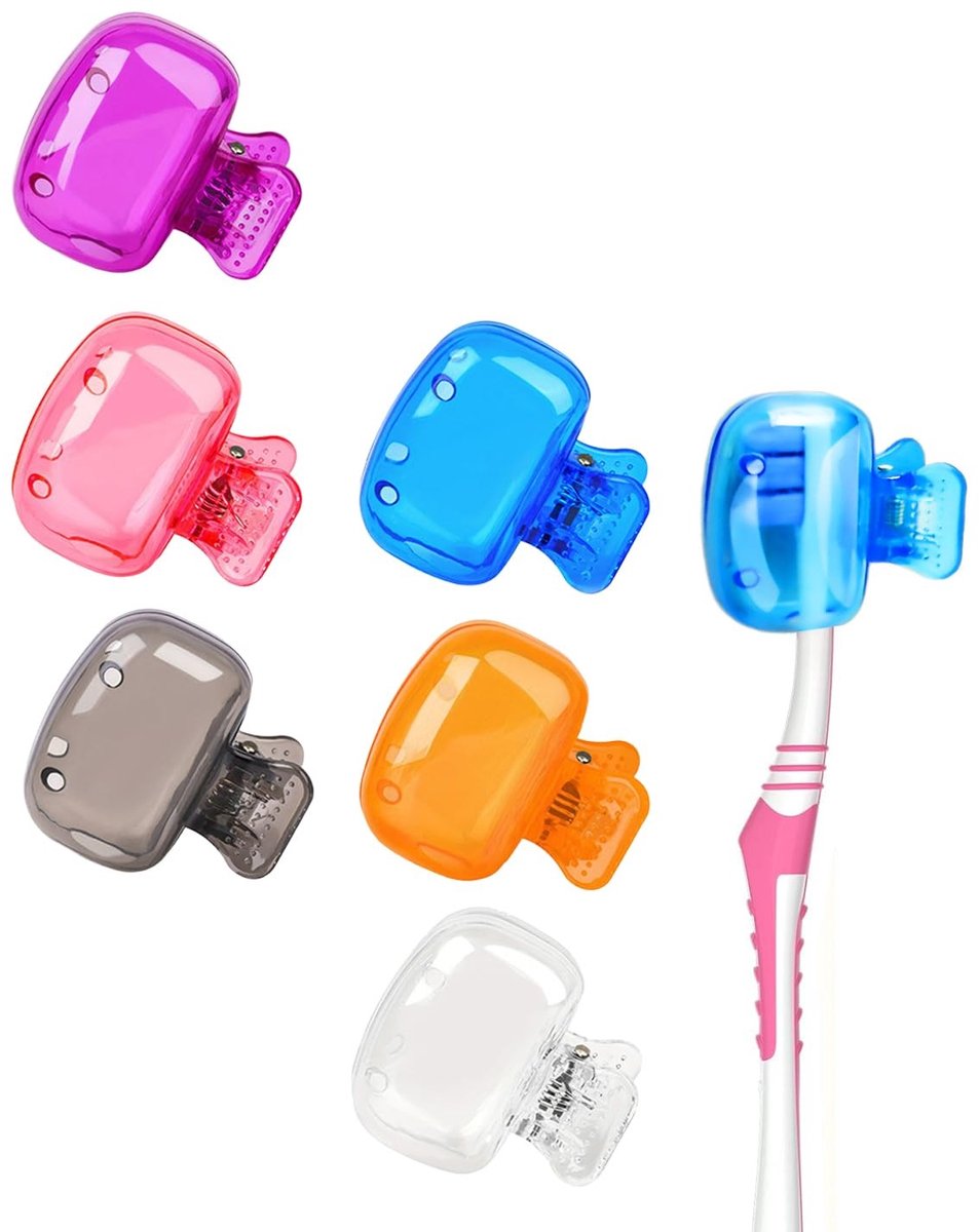 Dailygoods - Set van 6 Tandenborstelkoppen met Bescherming