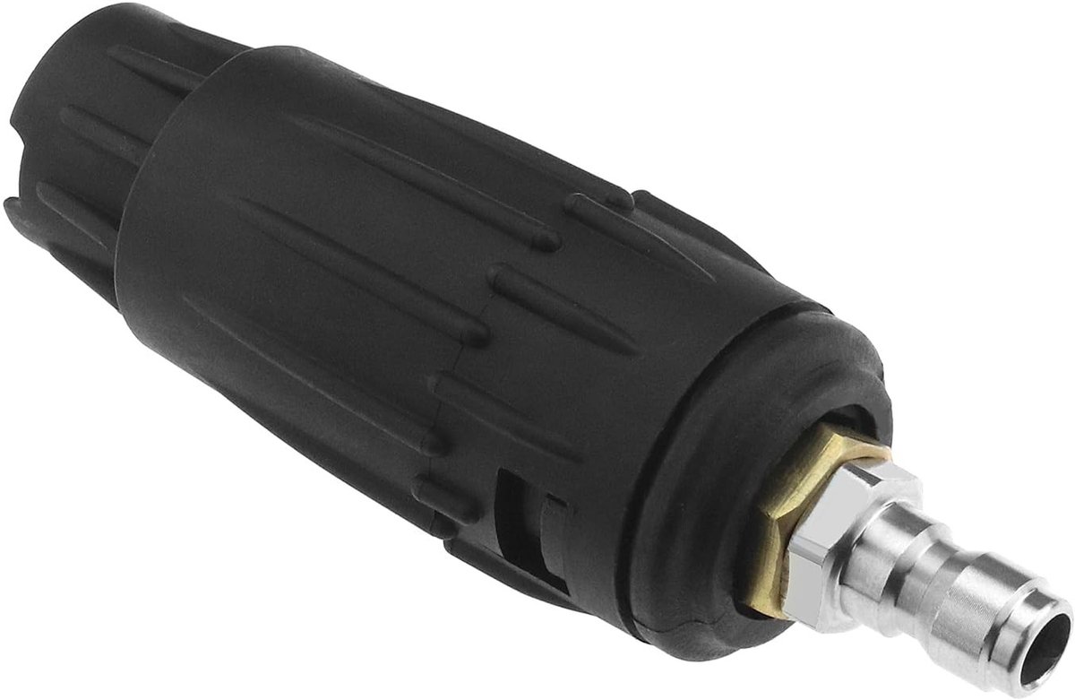 Dailygoods- Hogedrukreiniger Nozzle 3000 PSI - Verstelbaar Mondstuk - 1/4 Inch Snelkoppeling - Koper/Kunststof - 030 Uitlaat Diafragma - Geschikt voor Industrieel Spuiten - Spuitmond