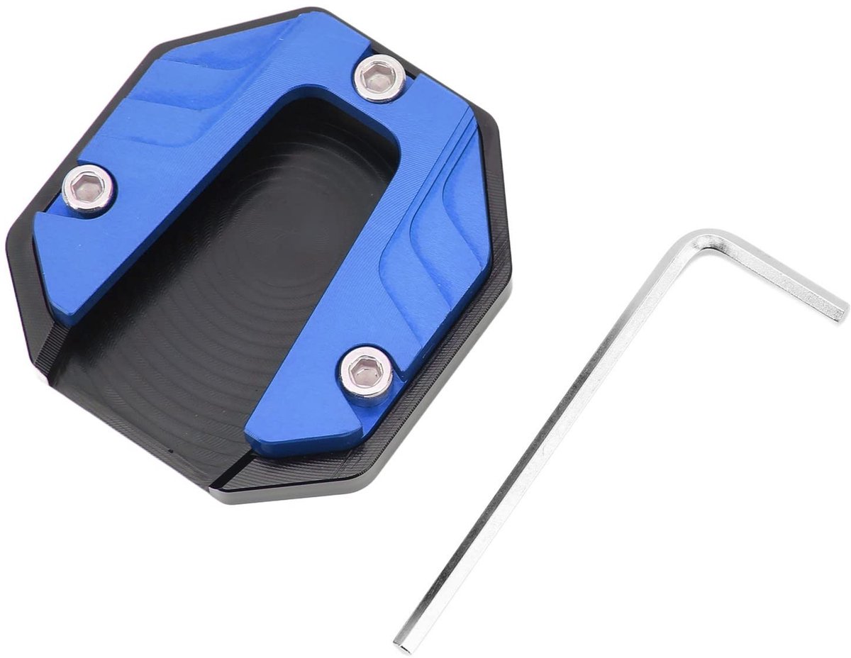 Dailygoods- Kickstand Pad Hoge Weerstand - Motorstandaard - Zijstandaardplaat - Ondersteuningsaccessoire - Buitenoppervlak - Hoogwaardige Kwaliteit