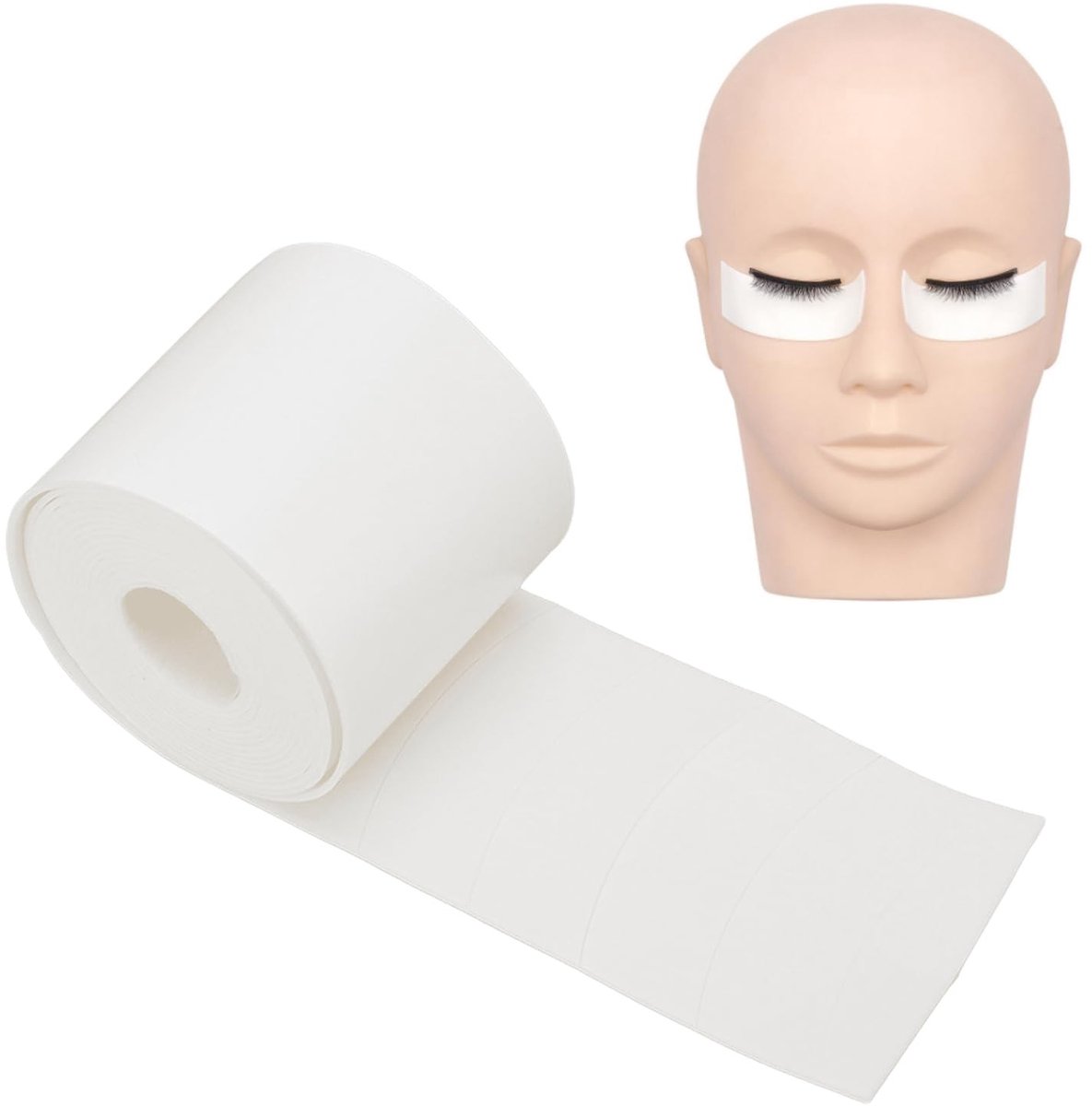 Dailygoods- Wimperpads 110 Stuks - Schuimrubberen Oogkussentjes - Comfortabel - Eenvoudige Bediening - Geschikt voor Wimperverlenging - Zacht en Huidvriendelijk