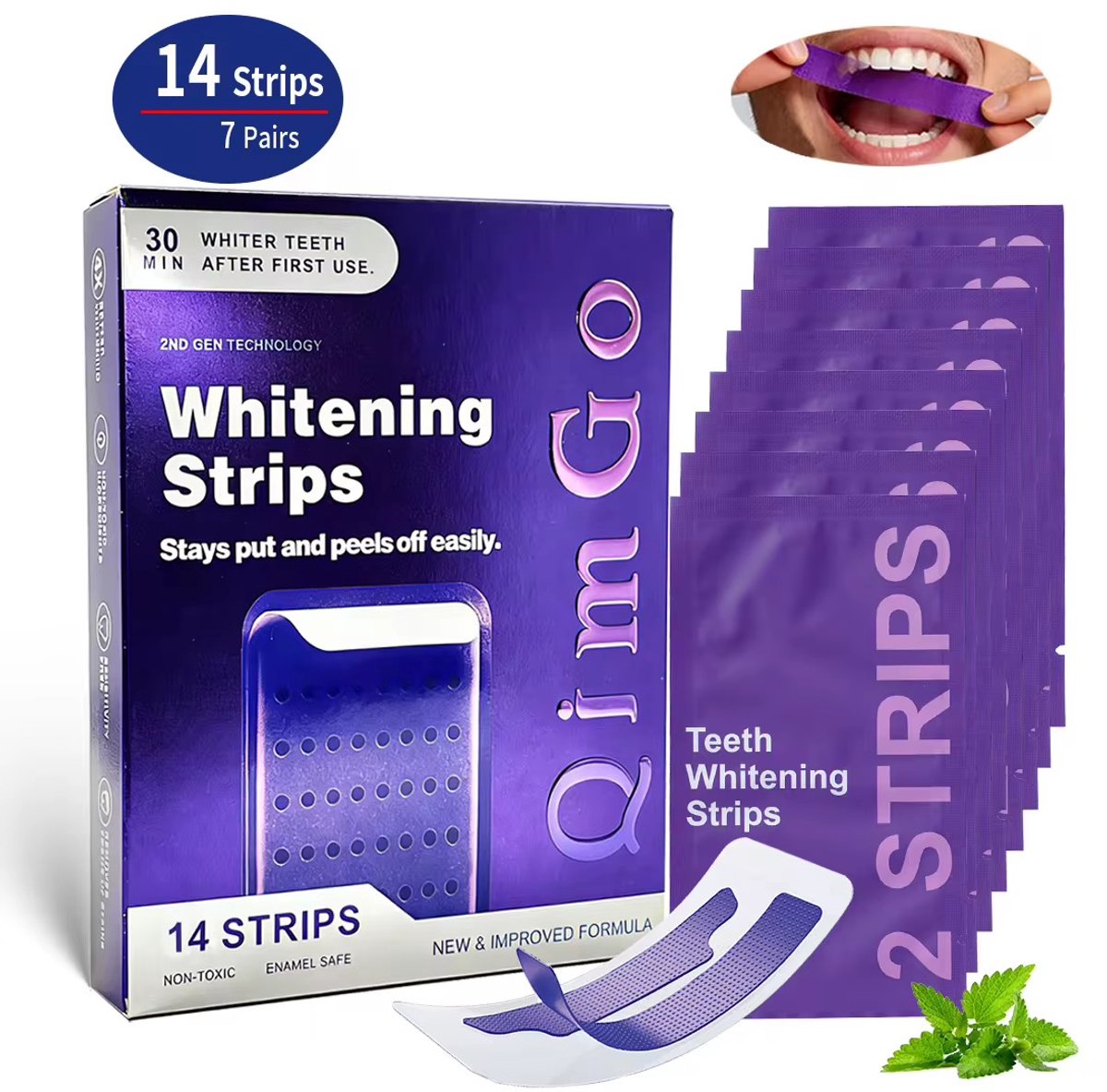 QimGo Tandenblekende Strips