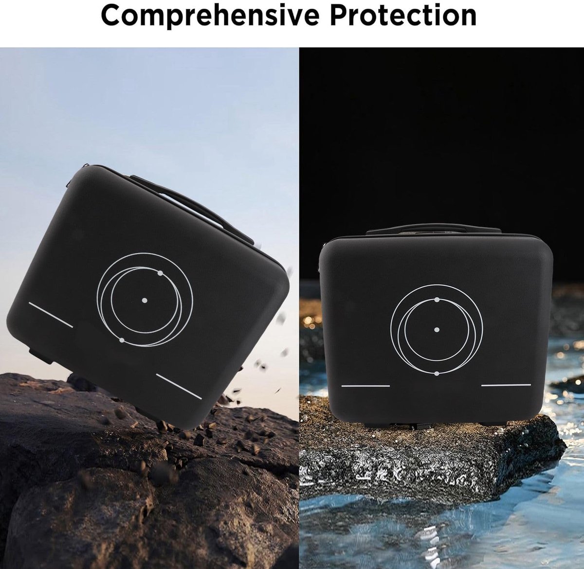 Mini outdoor reistas, draagbare harde opbergtas, outdoor-reistas voor standaard mini-accessoires, grote capaciteit, Standaard