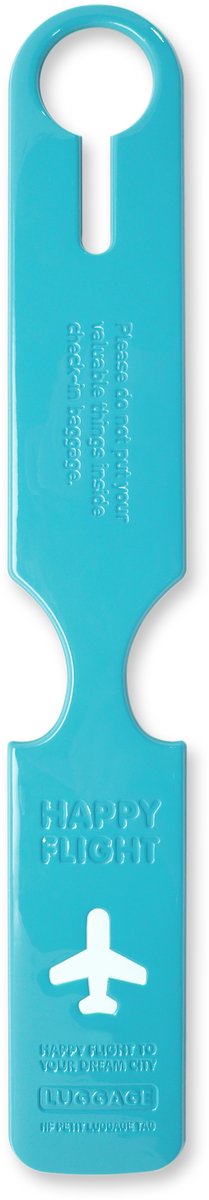HF Petit Luggage Tag, C-blue