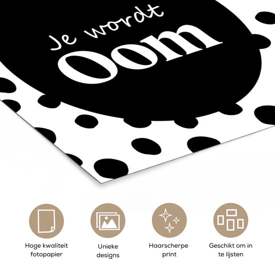 Affiche 'Tu deviendras tonton' - Citations - Proverbes - 40x20 cm
