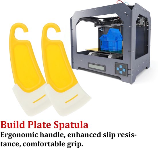 Spatel, siliconen spatel voor 3D-printer, harspatel-gereedschap, 3D-printeraccessoires voor 3D-printergereedschap, 3D-printeraccessoires voor veilig strippen van — afbeelding 2