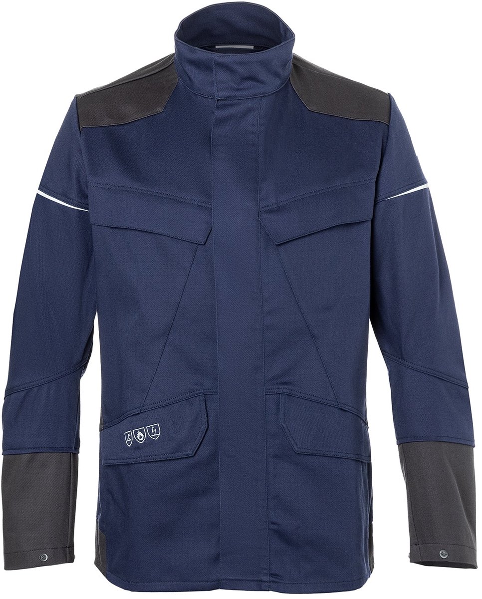 KÜBLER PROTECTIQ WELDING 13978515 Las Werkjas HEREN Veiligheidsjas Donkerblauw Antraciet - Vlamvertragend - Antistatisch