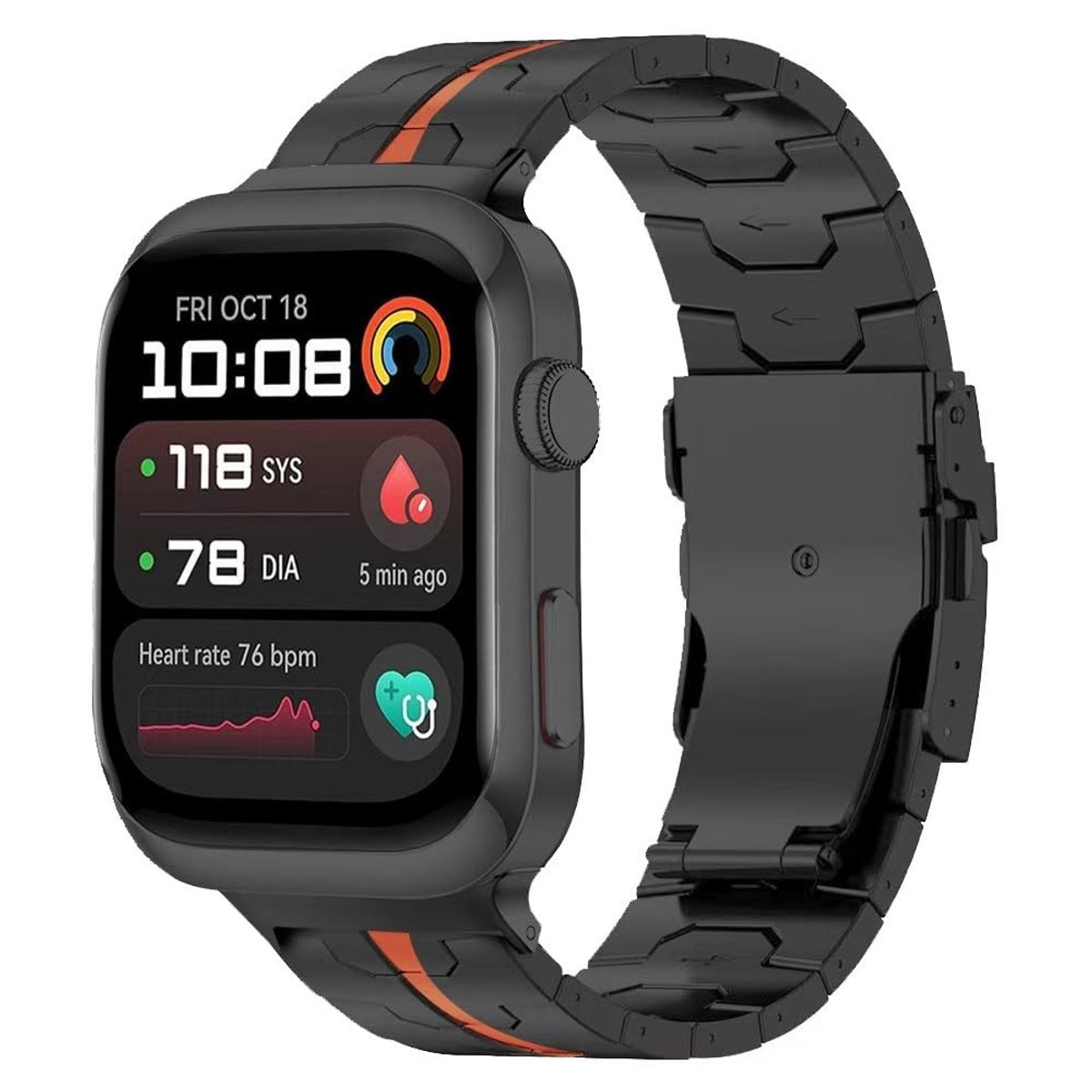 Dailygoods- Titanium Armband Lichtgewicht - Hypoallergeen - Duurzaam - Huidvriendelijk - Robuust - Luxe Uiterlijk - Horlogeband