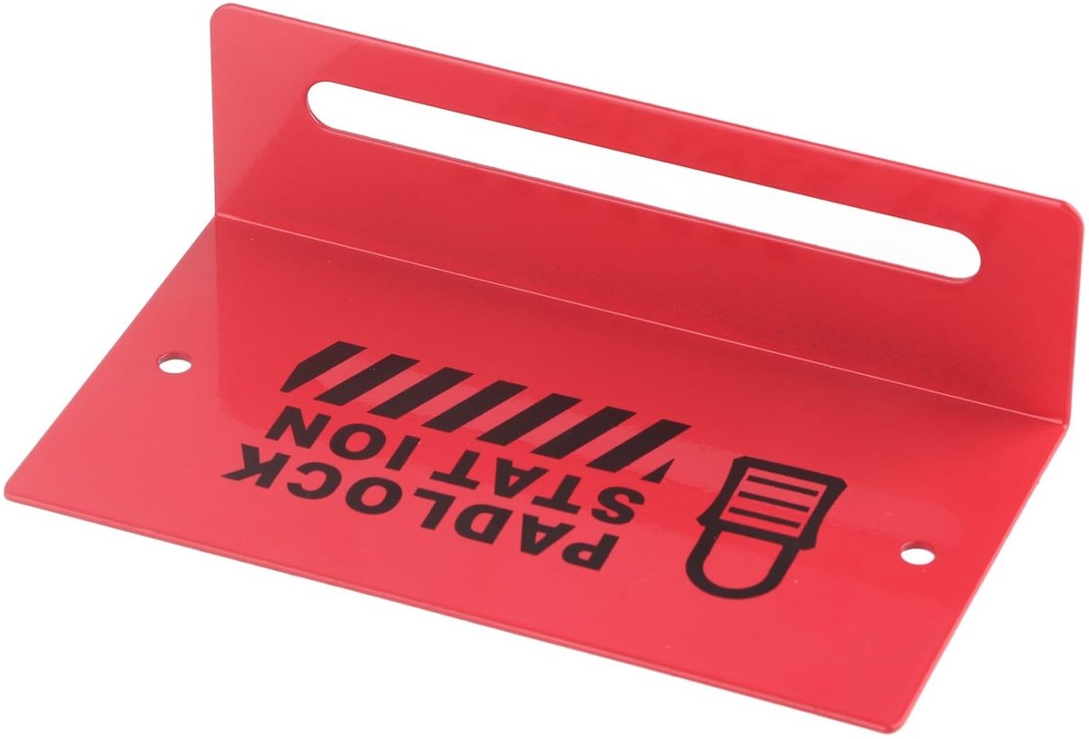 Dailygoods- Lockout Tagout Station Wandmontage - Hangslotrek voor 5-8 Sloten - Gelegeerd Staal - Efficiënt Slotbeheer - Professionele Structuur - Esthetisch Ontwerp