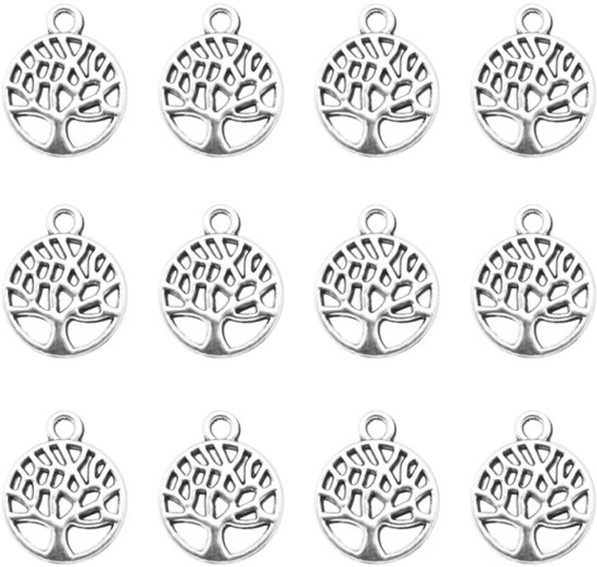 Store_7 - Levensboom Hangers - Metalen Charms - Duurzaam en