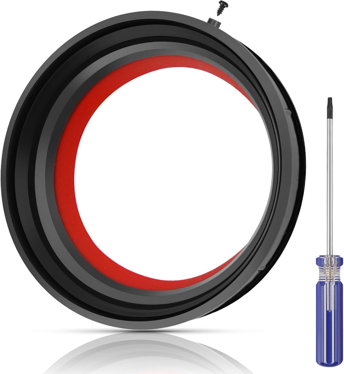 Afdichtring voor Dyson V10 SV12 SV13 SV27 stofreservoir, vervangende rubberen afdichting met schroevendraaier, stofzuigerafdichtring, herstelt zuigvermogen en voorkomt luchtlekkage