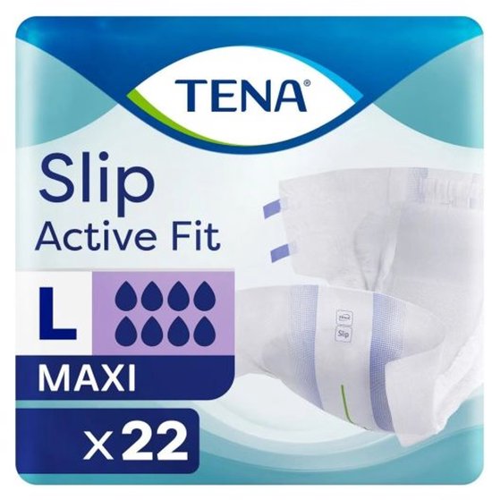 TENA Slip Active Fit Maxi, maat L, 22 stuks.