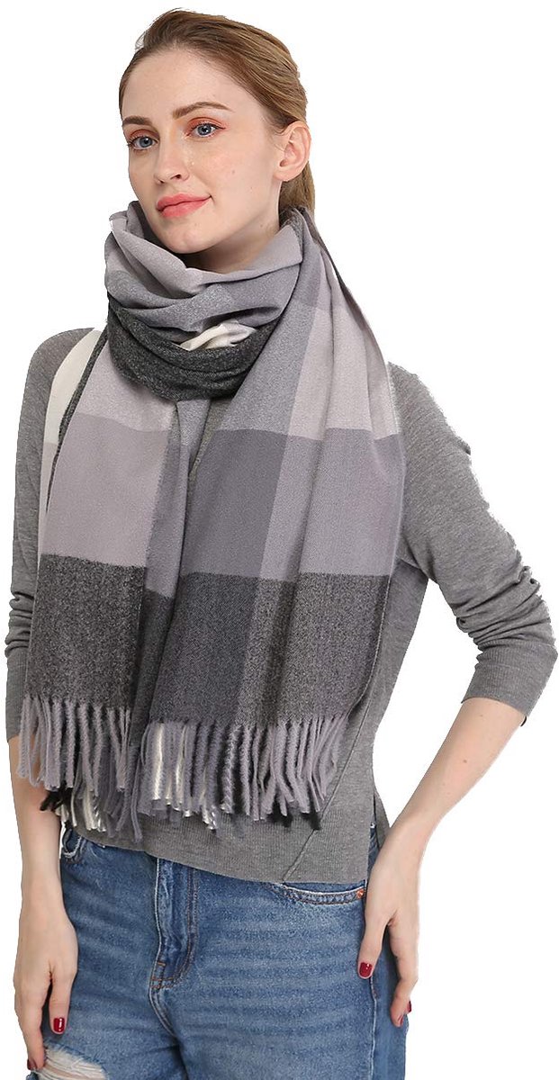 Zachte Kasjmier Wollen Sjaal Grote Pashminas-sjaal en Wrap Warm Stola Deken