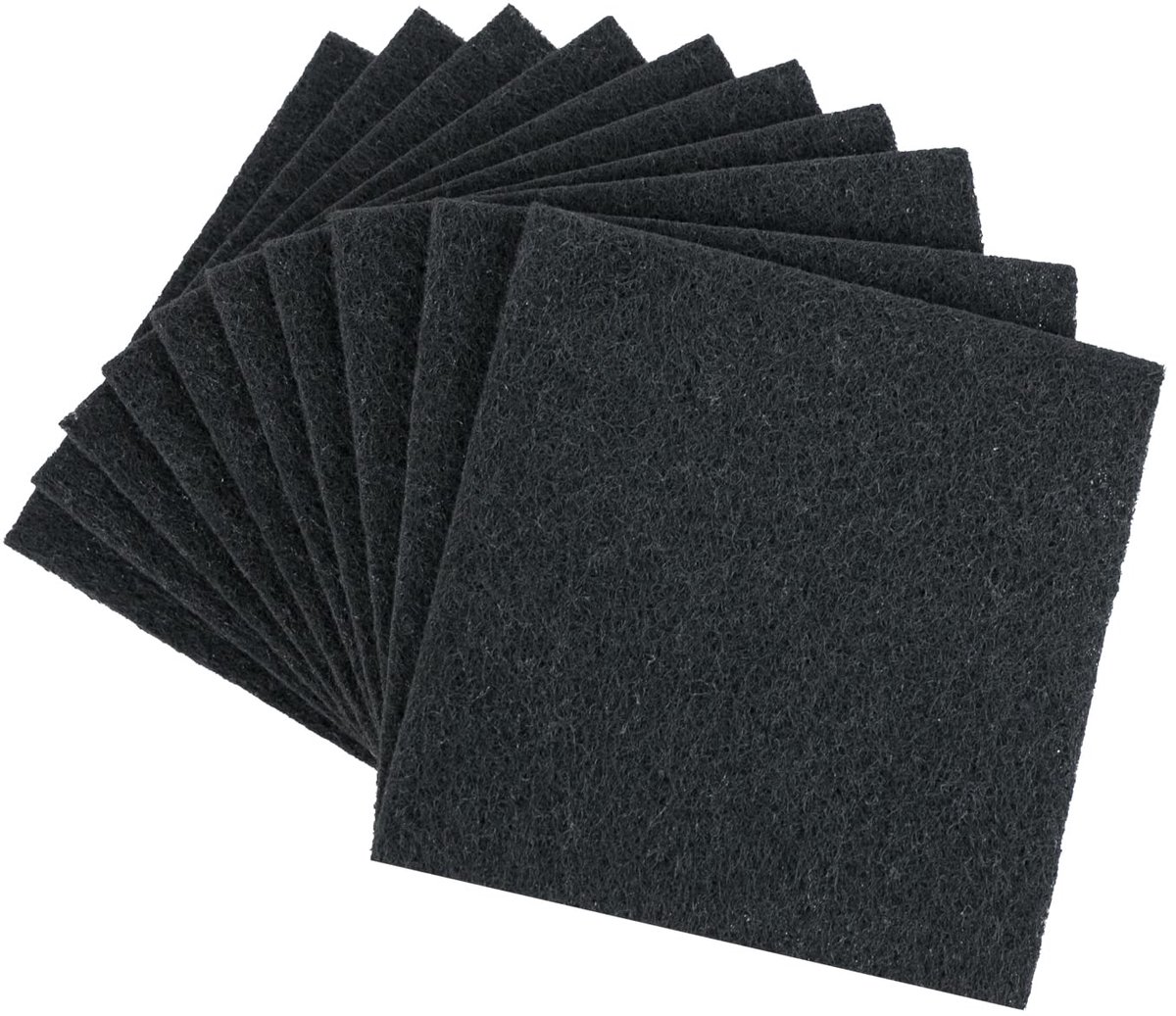 3789 Actieve koolfilter voor compostemmer en kattenbak, 10 stuks, 165 mm