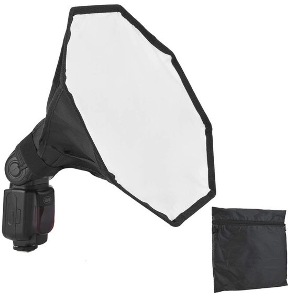 VT Goods - Blitzdiffusor Softbox - 30 cm - Universeel en opvouwbaar
