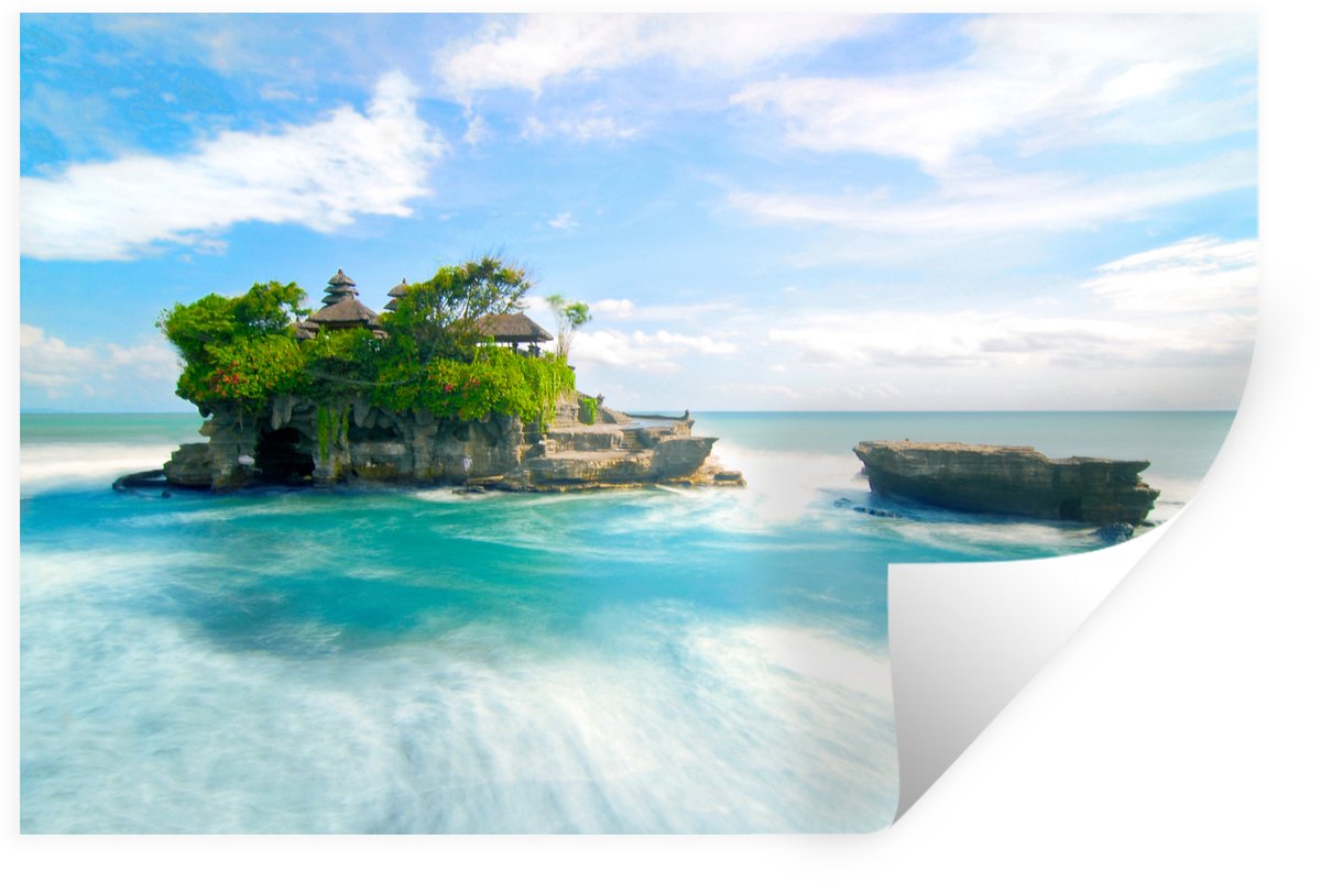 Muurstickers - Sticker Folie - Zee - Eiland - Indonesië - 60x40 cm - Plakfolie - Muurstick