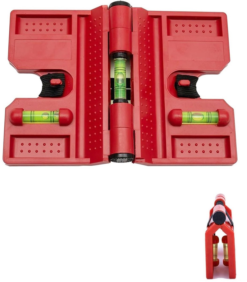 Dailygoods- Hoekwaterpas Verstelbaar - Magnetische Stang - Nauwkeurige Meting - ABS-Kunststof - Lichtgewicht - Slijtvast - Waterpas