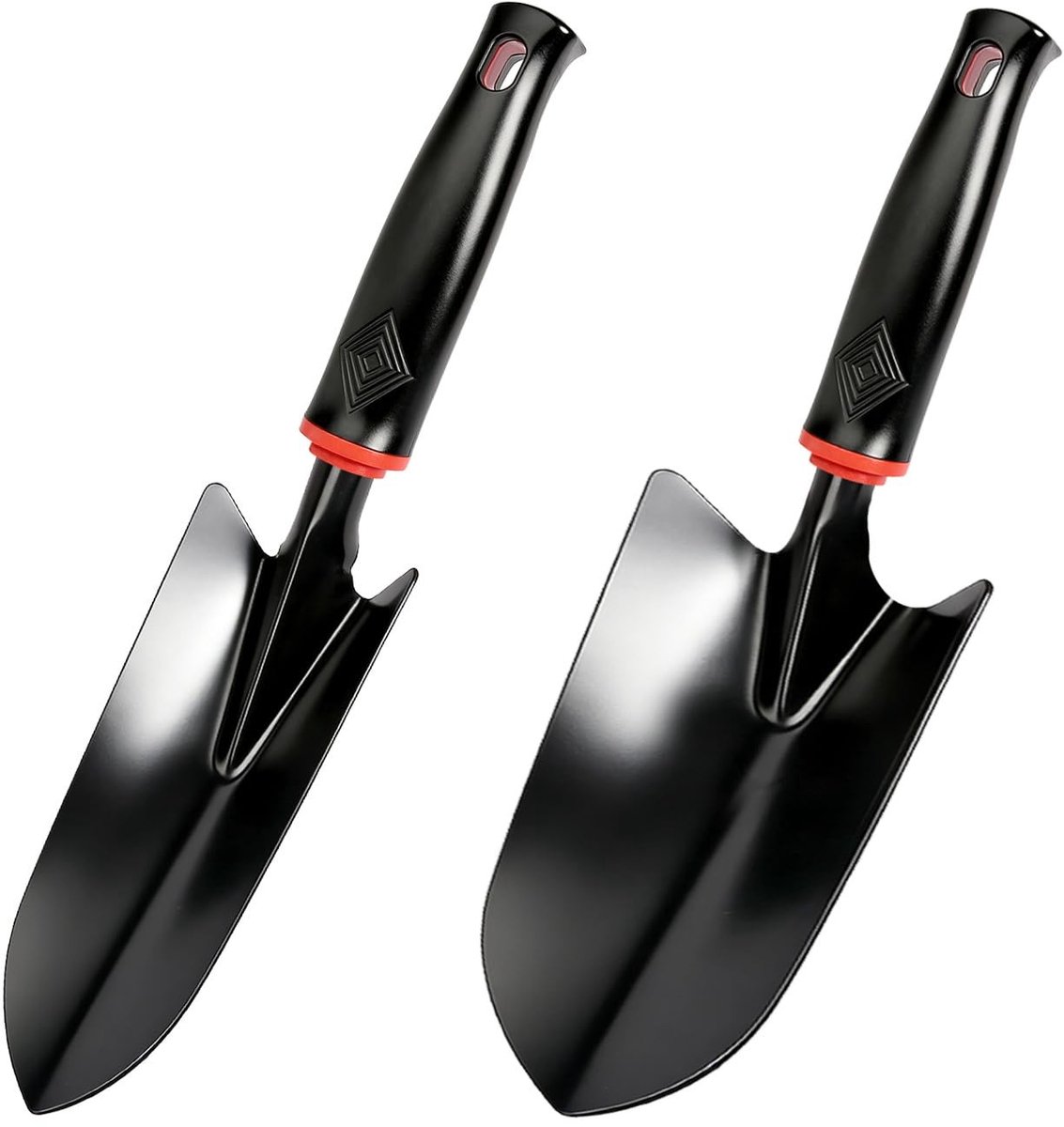 Dailygoods - Tuinschep Set van 2 - Koolstofstaal, Ideaal voor Planten en Wieden