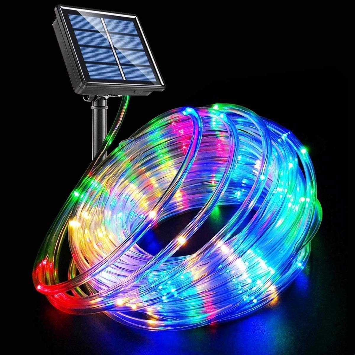 50 Solar Fairy Lights met 50 LED's - Multikleurige Buitenverlichting voor Feesten, Kerst en Tuin Decoratie