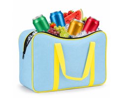 Compacte Koeltas - Geisoleerde Koelrugtas - Lichte Lunch Tas 7L - Koeltasje Klein - Picknicktas Kinderen - Lunchtas Volwassenen - Cooler Bag Dames en Heren - Koel Tas - Thermotas - Koelrugzak Vakantie - Thermo Tas - Koeltassen - Blauw - Löwenthal