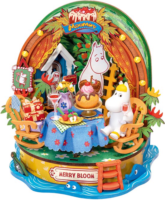 Robotime Snorkmaiden's Garden Party - Rolife DIY Miniature House Series - DA011 - Miniatuur - Bouwpakket - Knutselen