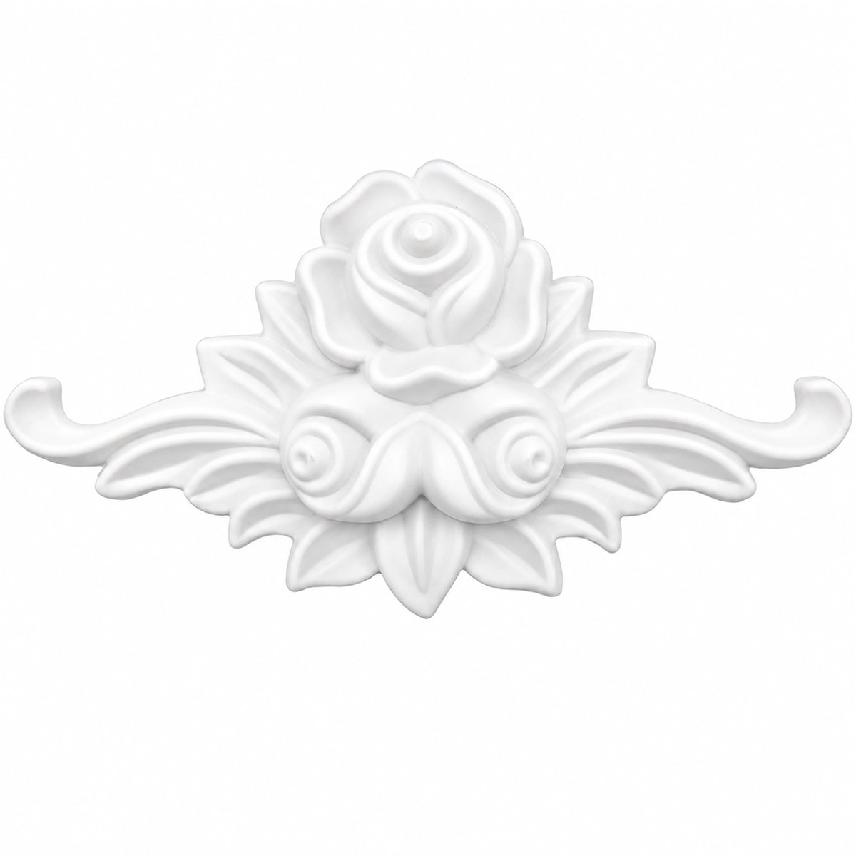 Lavandoux - Decoratieve Meubel Applicaties - Rosette - Rubber - 4 stuks