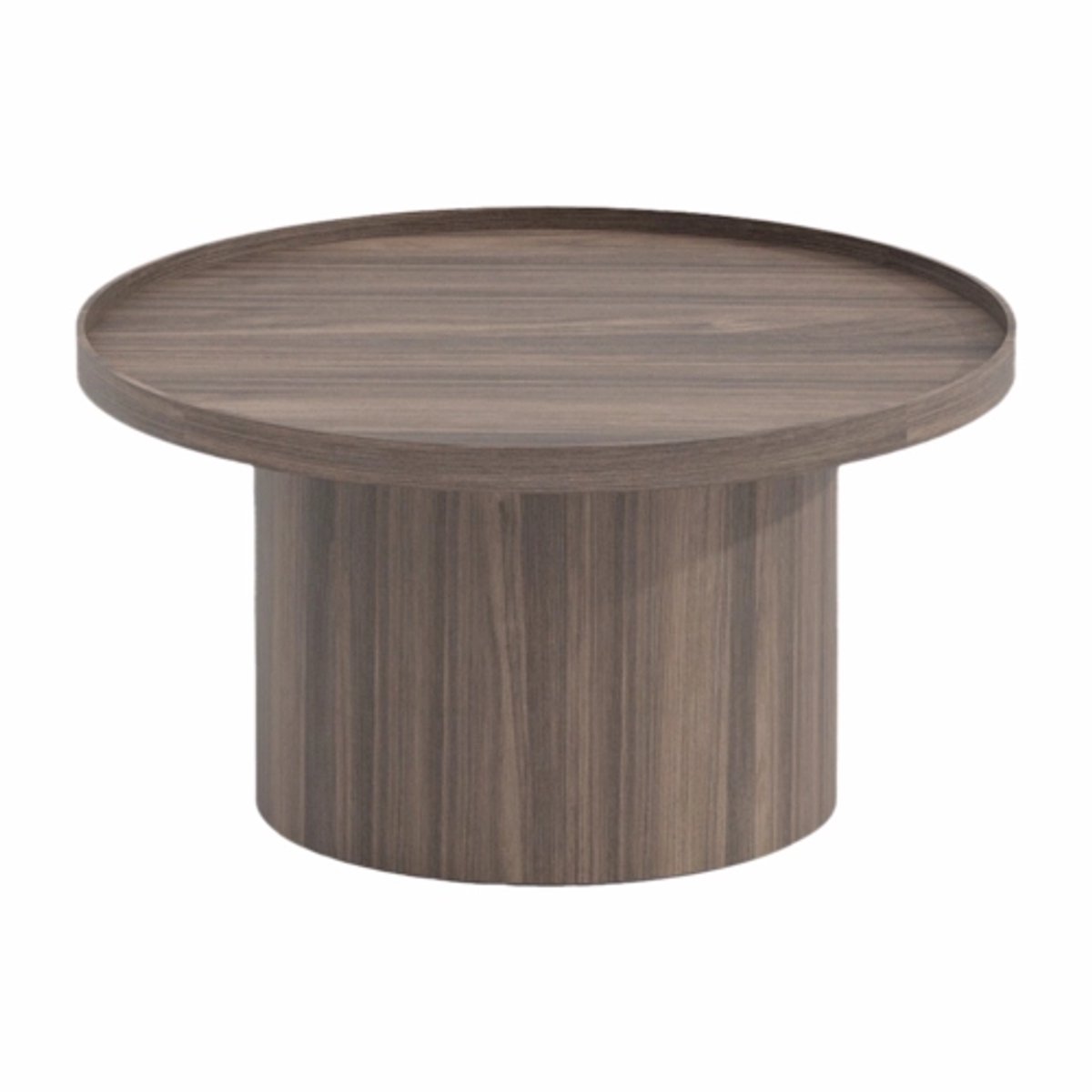 by fonQ Brik Saltontafel Ø78 cm - Walnoot