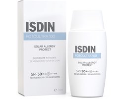 ISDIN - Fotoultra Solar Allergy Protect SPF 50+ - 50ml - Zonnebrand - Voorkomt en verlicht symptomen die gepaard gaan met zonneallergie