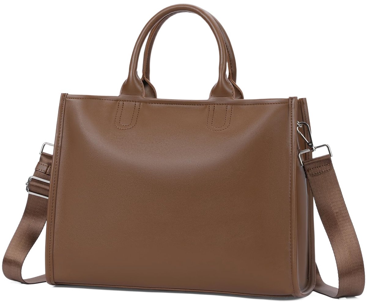 SENDEFN Handtas voor dames, middelgroot, shoppertas, tote bag, zacht PU-leer, modieuze hengseltas, schoudertas, werktas, reistas voor cadeau