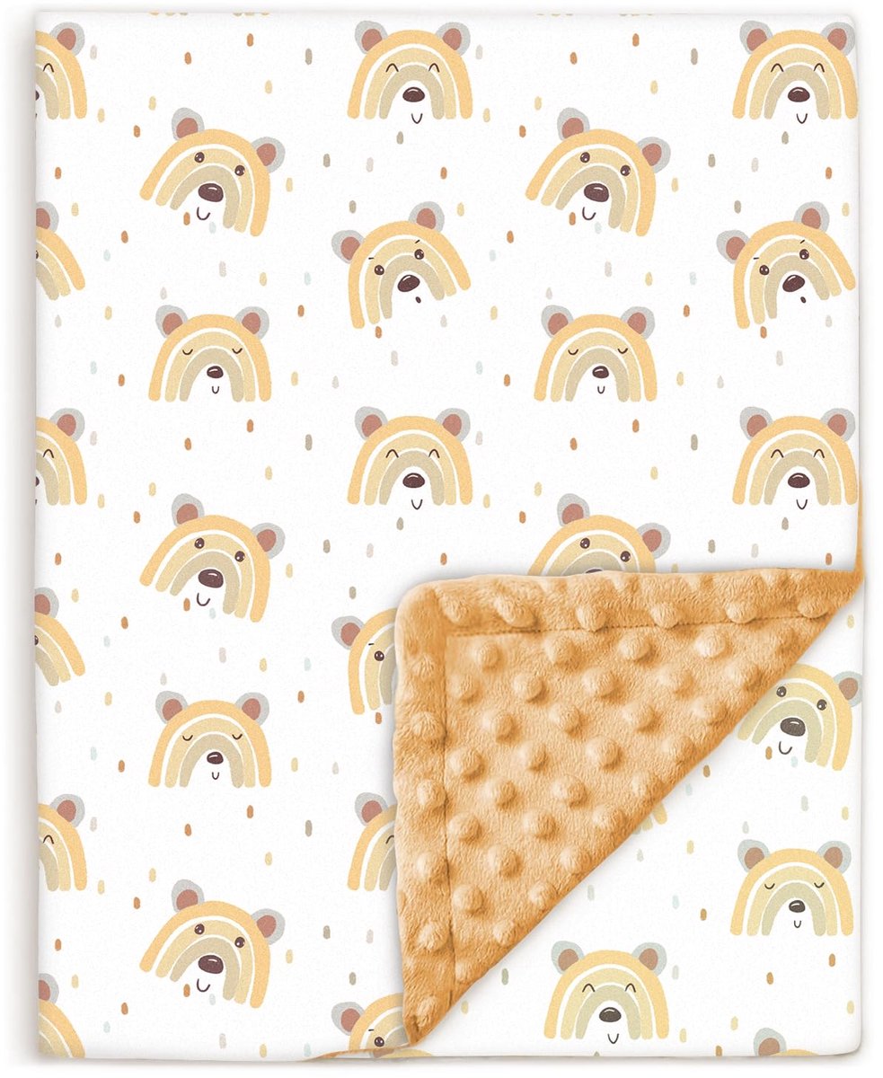 Babydeken Van Minky Katoen Oeko Tex - Ledikant Deken - Polyester Vulling Quilt - Baby Swaddle - Bed Plaid Voor Kinderkamer - Baby Dekbed - Wiegdeken - Cotton Blanket