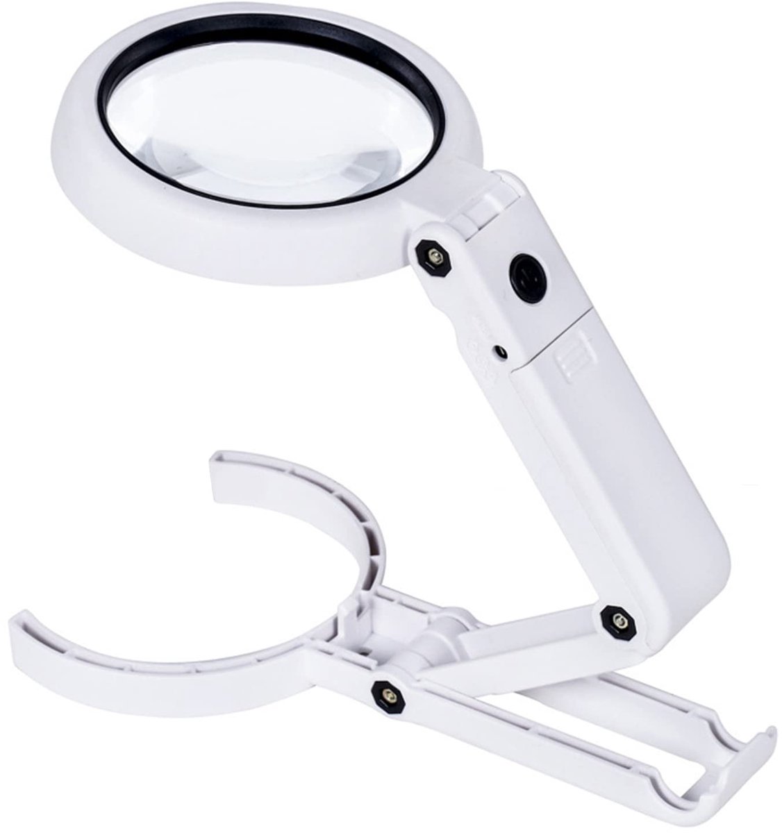 Dailygoods - Vergrootglas met licht - Juweliers Vergrootglas - Ideaal voor lezen - Wit - 5X 11X vergroting - Geschikt voor sieraden - Perfect voor del...