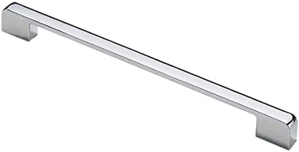 Dailygoods- Handvat Duurzaam - Zinklegering - Chroom - 224 mm Gatafstand - 235 mm Lengte - Corrosiebestendig - Meerlaags Galvaniseren - Deurknop