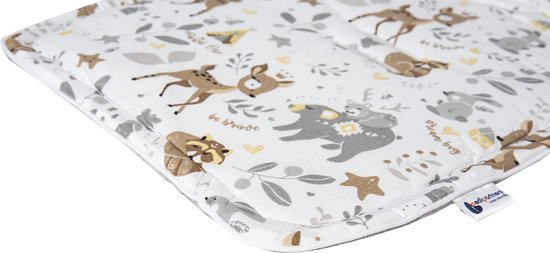 Partners Universele stoelhoes Kinderwagens & Buggy's Zitinzet Kinderwagendeken 5-delig Gordelkussens + Speelboog Kinderwagenset MINKY Katoen — afbeelding 3