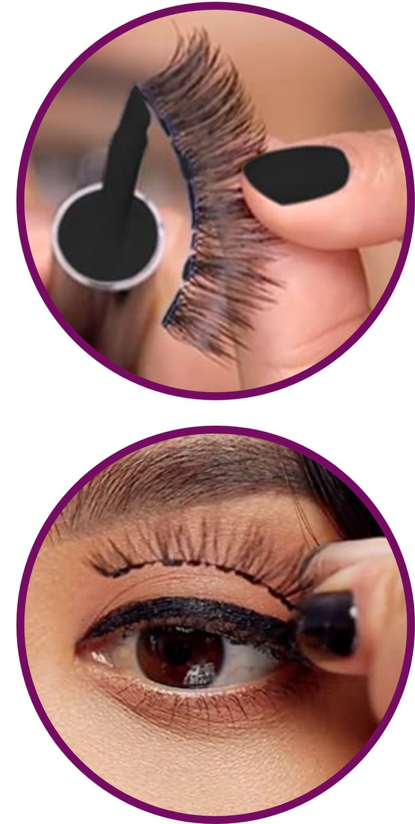 DUO Quick-Set Dark - Kunstwimpers Lijm - Sneldrogend 3-pack
