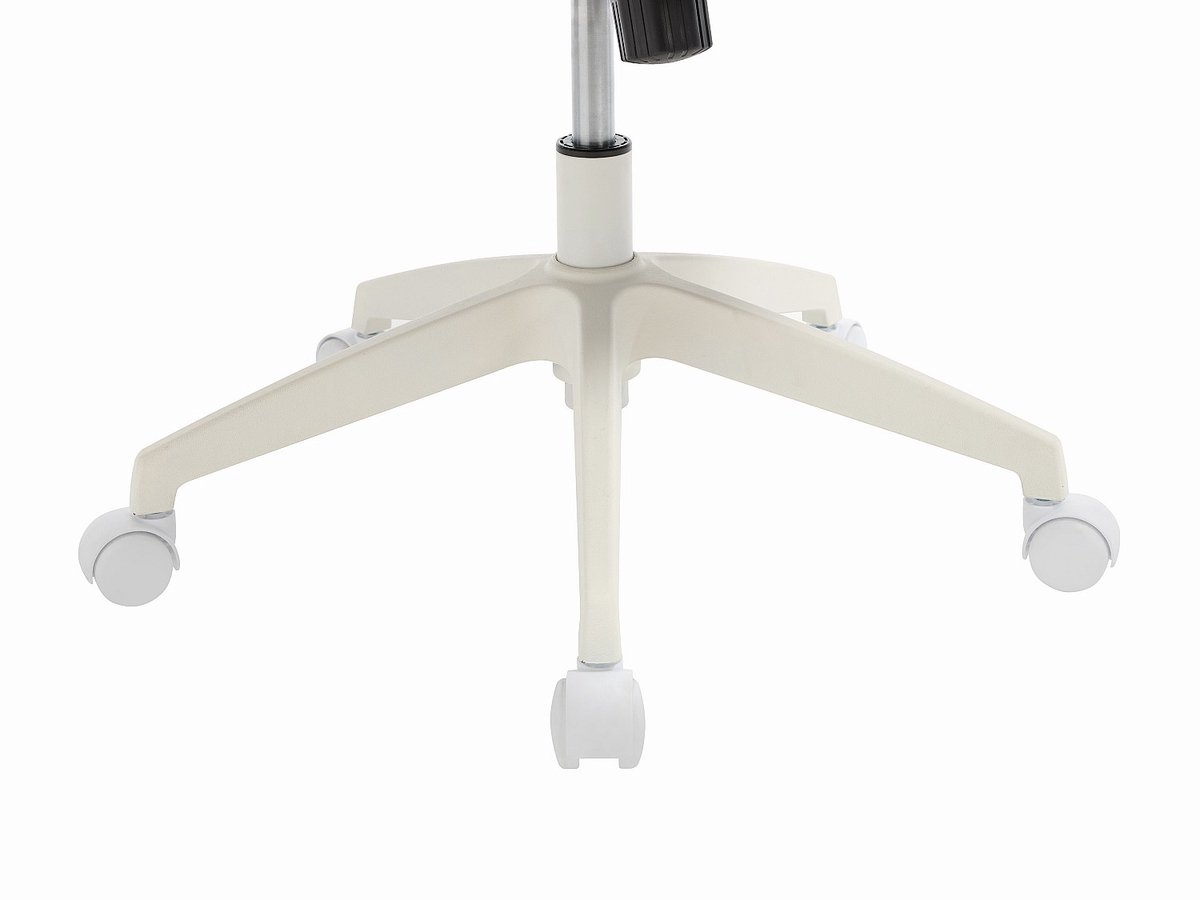 Vente-unique Ergonomische bureaustoel met hoofdsteun - Stof - Terracotta en wit - ZYLIRO Terracotta, Wit