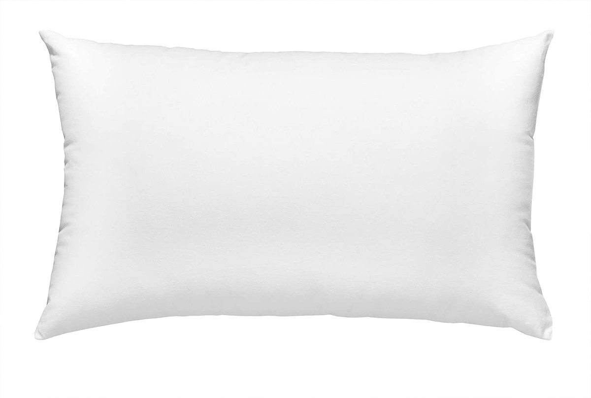 Bankkussen | sierkussen en decokussen | ademend | wasbaar op 60 graden | Ökotex | Made in EU | 50 x 75 cm, wit